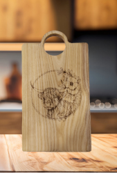 Highland Cow Cutting Board 